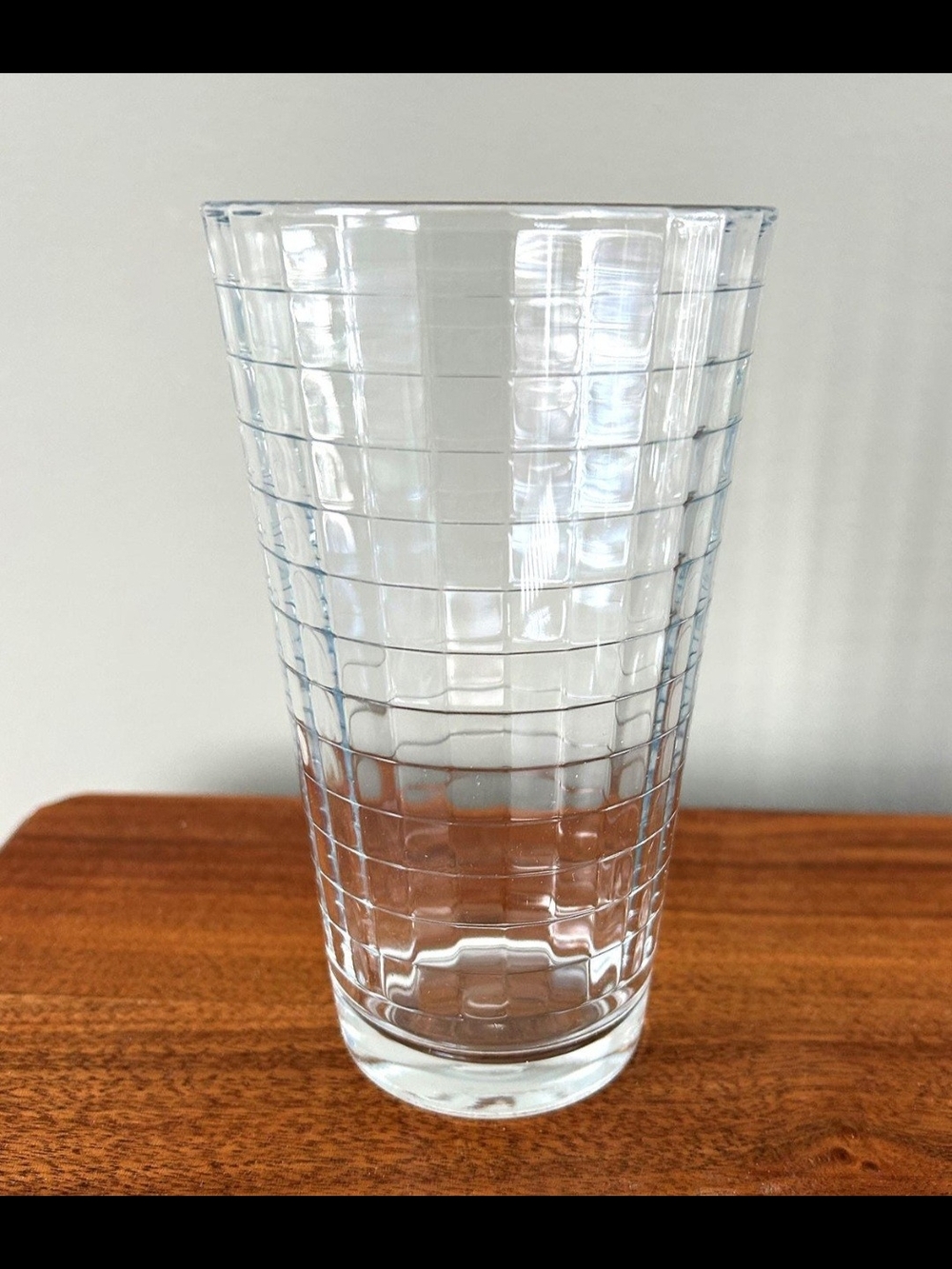 4 MSM Pasabahce Clear Textured Scotch Glass Tumbler - Clear
